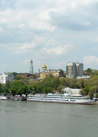 Река Дон у города Ростов-на-Дону.