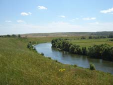 Река Дон у села Долгое, Липецкая область