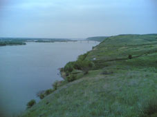 Река Дон у города Калач-на-Дону