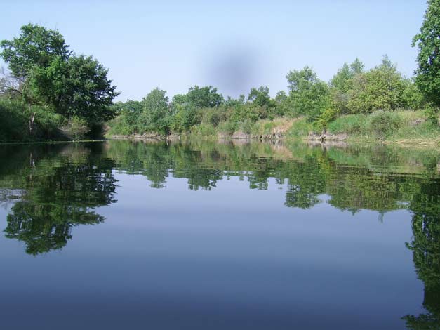 река Иловля в 7 км севернее села Ольховка