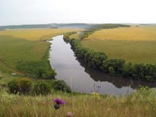 река Красивая Меча у села Шилово, Тульская область
