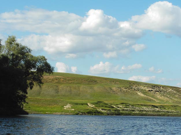 Устье р. Тишанки - одного из многих малых притоков реки Хопер